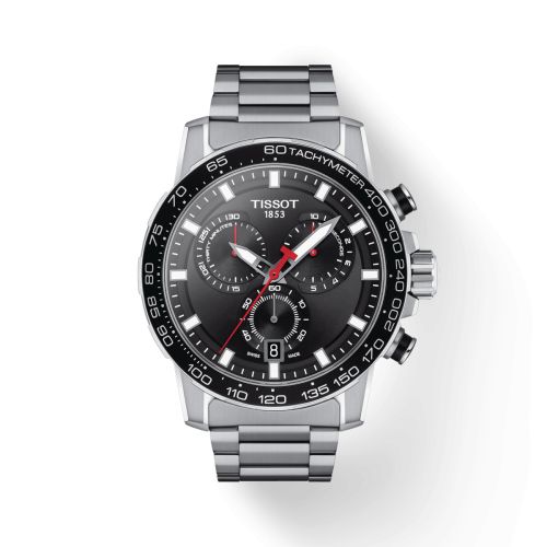 Tissot Supersport Chrono Stainless Steel / Black / Bracelet
